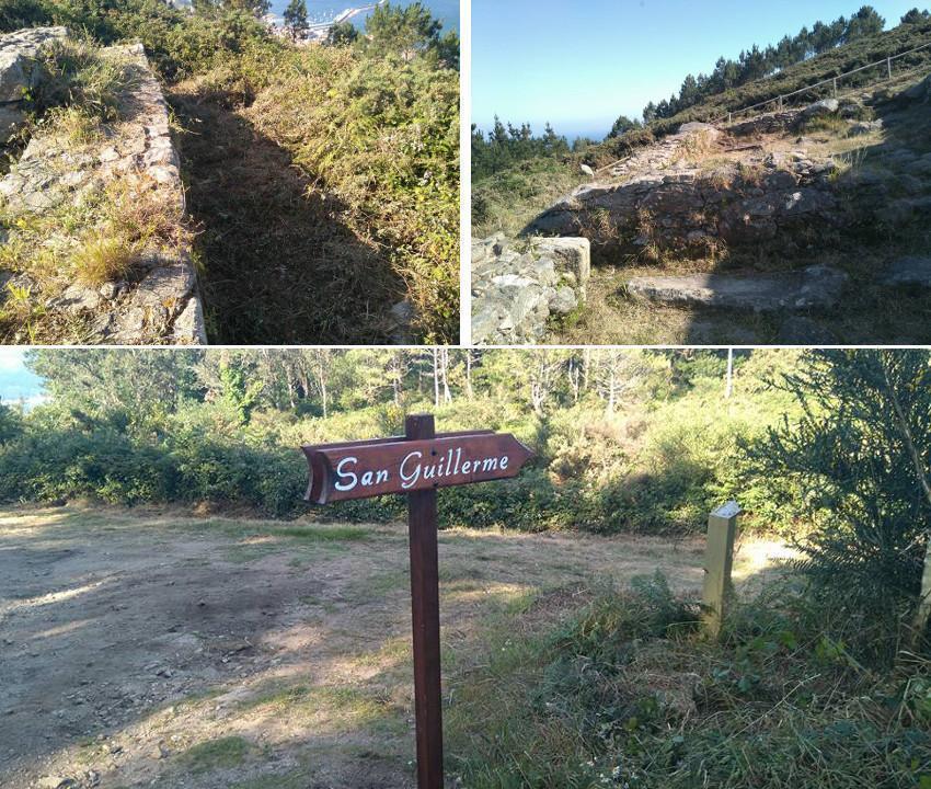 Sinalizacion e desbroce do Conxunto de San Guillerme en Fisterra