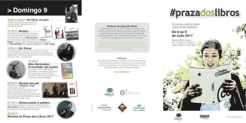 Programa Praza dos Libros Carballo 2017 - 2