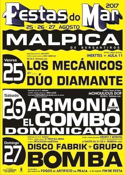 Festas do mar de Malpica-Agosto 2017