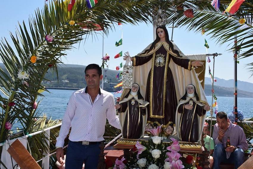 Procesión marítima da Festa do Carme de Corcubión-Foto-Rafa Quintans