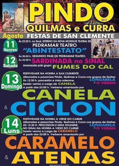 Festas de San Clemente do Pindo e Curra-Carnota 2017