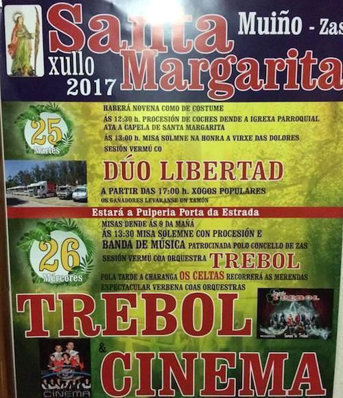 Festas de Santa Margarita de Muino-Zas 2017
