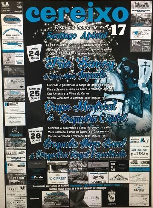 Festas do Apostolo de Cereixo-Vimianzo 2016