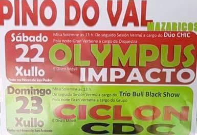 Festas do Pino do Val Mazaricos 2017