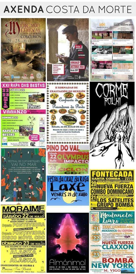 axenda costa da morte 16 xullo