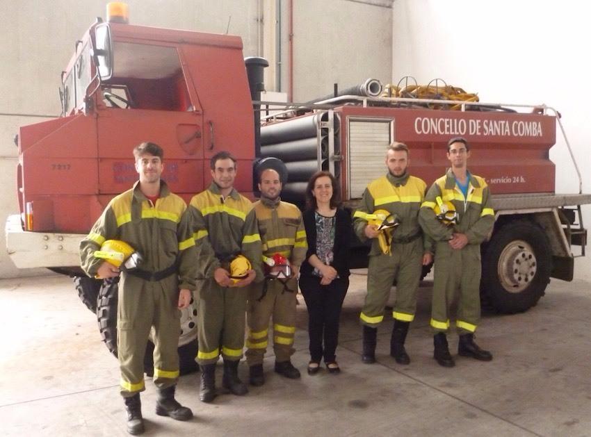 Nova brigada anti incendios de Santa Comba