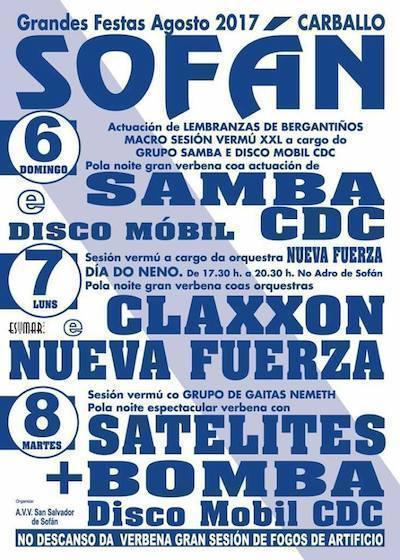 Festas de Sofan.Carballo 2017