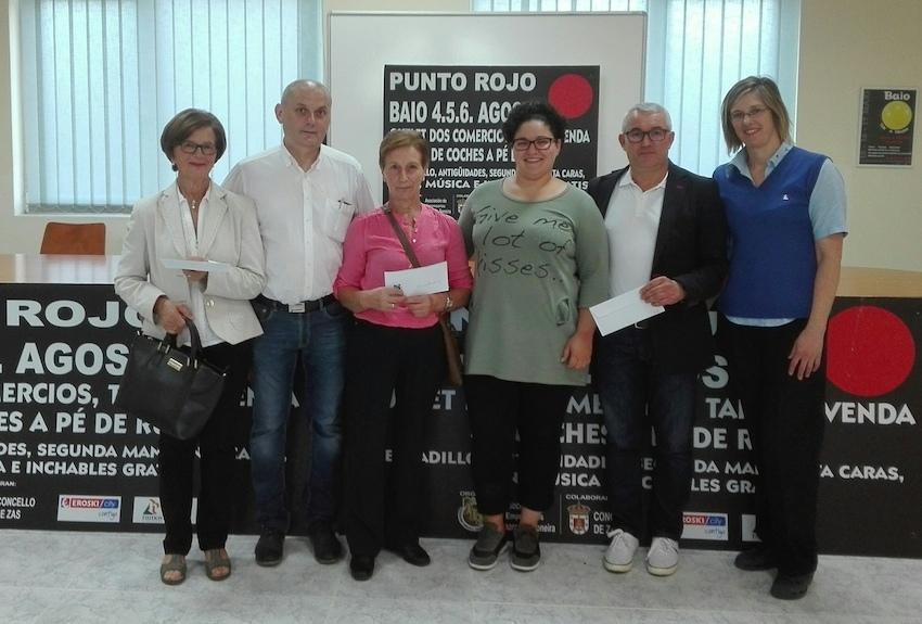 O premiados da campana Punto Rojo de Baio