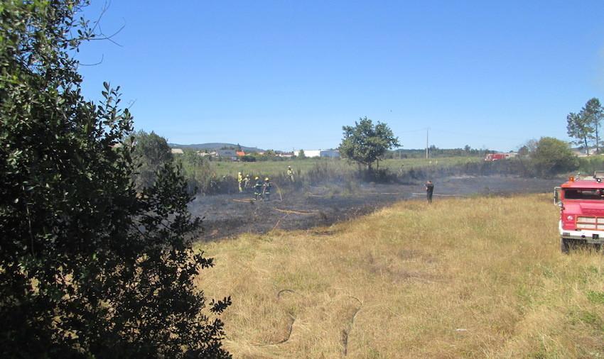Incendio Forestal preto do Sixto En Carballo