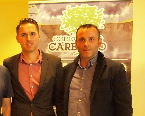 Barca a esquerda con Gurita no Concgreso de Adestradores de Carballo 2016