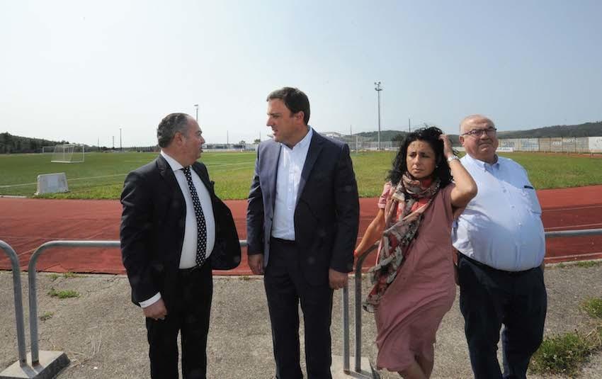 Visita do presidente da Deputacion a Cee