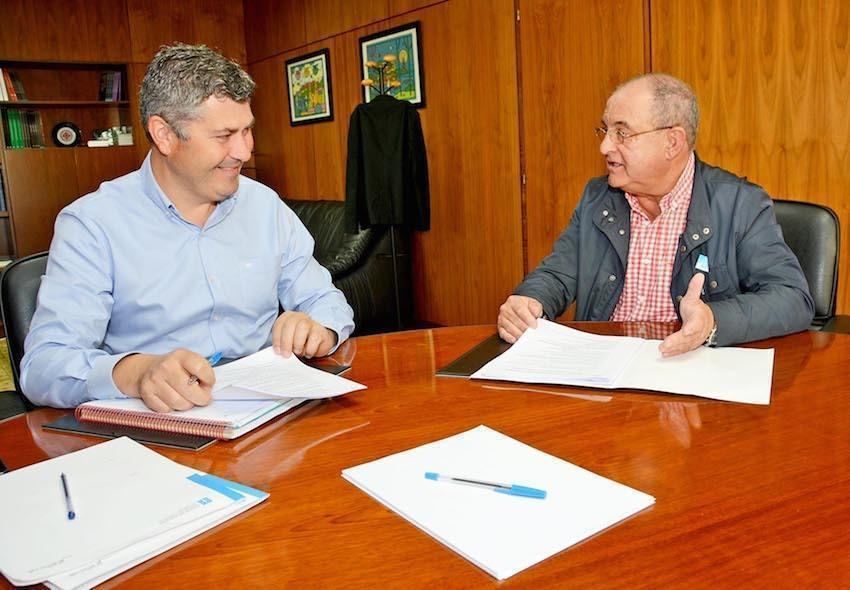 Ovidio Rodeiro con Xose Maria VarelaOvidio Rodeiro con Xose Maria Varela