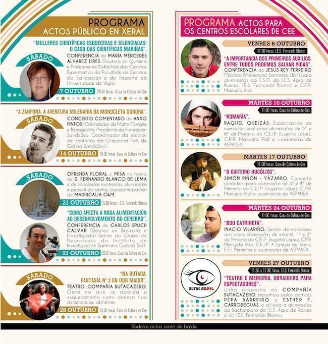 O mes da Fundacion Fernando Blanco Outubro 2017