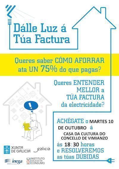 Dalle a factura da luz en Vimianzo