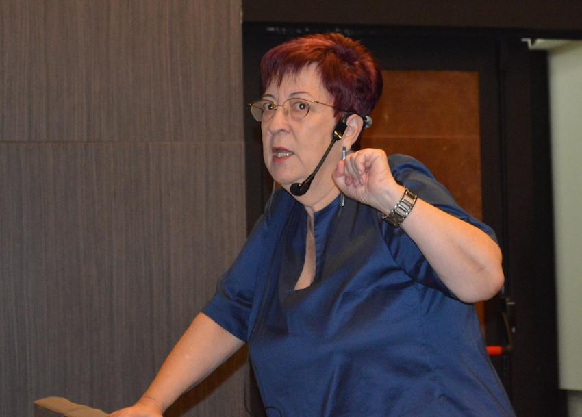 Mercedes Alvarez Lires no Mes da Fundacion Fernando Blanco de Cee