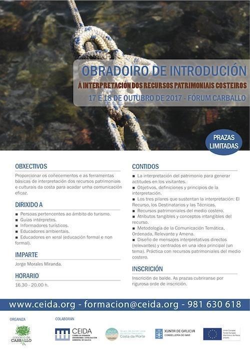 Obradoiro turistico en Carballo