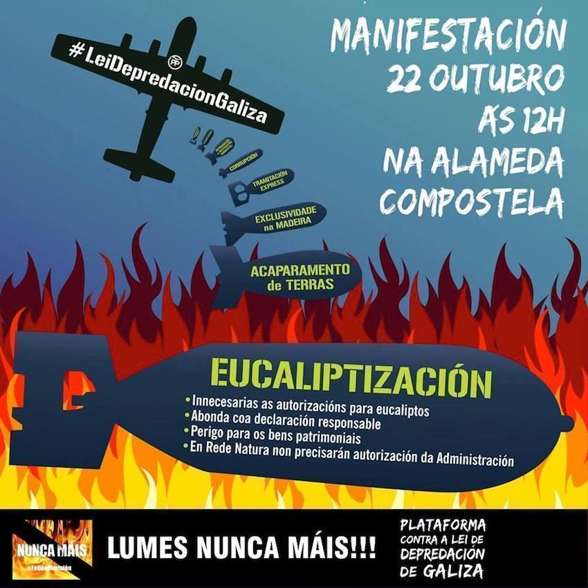 Manifestacion contra a Lei de Depredacion de GaliciaManifestacion contra a Lei de Depredacion de Galicia