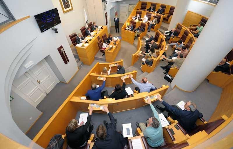 Pleno da Deputación do pasado venres