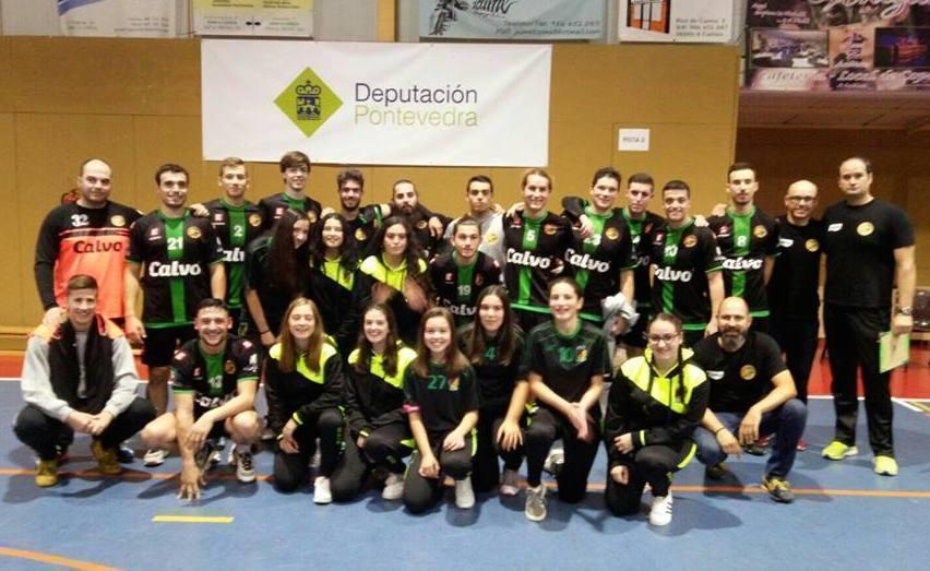 Cadetes do Bm Xallas apoiaron ao Calvo Xiria