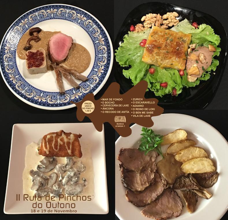 Pinchos da Ruta de Pinchos de Outono de Laxe