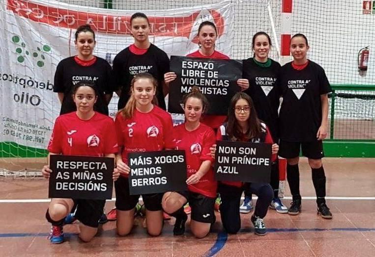 O Villa de Cee en nrgro contra a violencia de Xenero