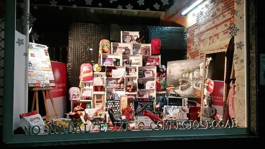Escaparate de Nadal de SAnta Comba