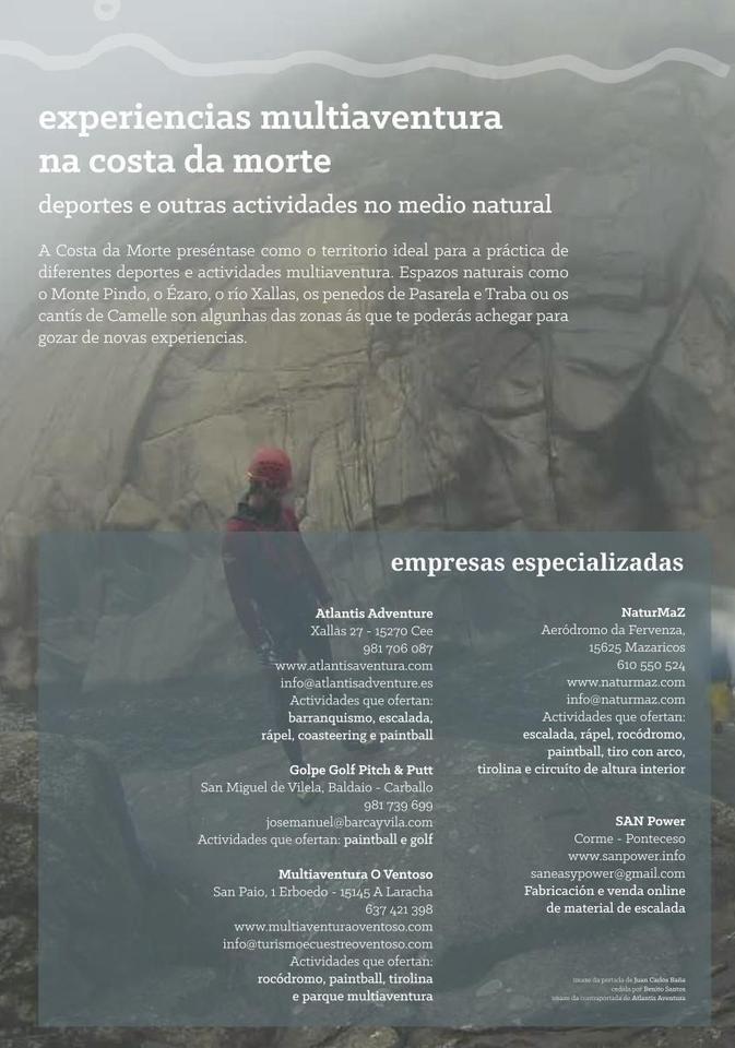 Experiencia CMAT sobre Multiaventura na Costa da Morte-Empresas