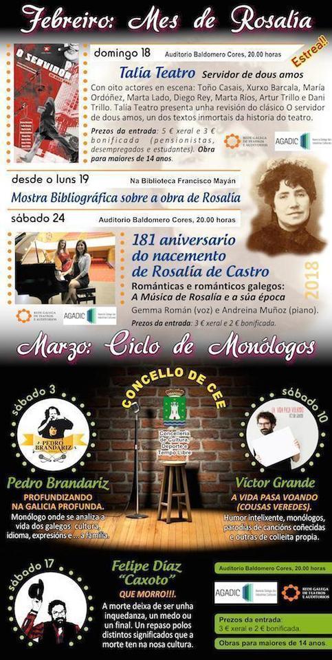 Febreiro para Rosalia en Cee