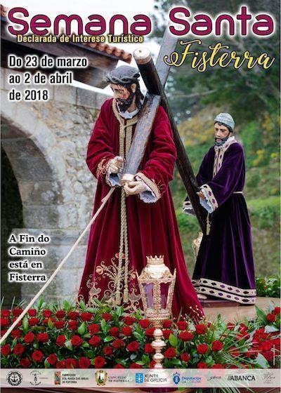 Cartel da Semana Santa de Fisterra 2018