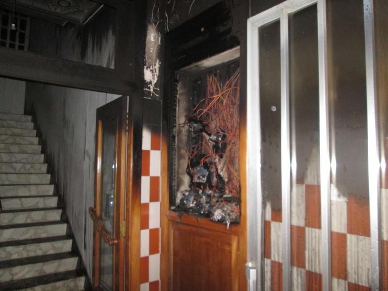 Incendio nun cadro electrico en Carballo