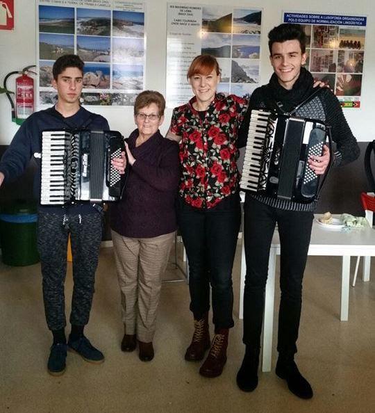 Sandro e Eloi con Benedicta e Ses