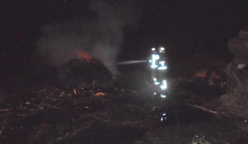 Incendio no arresadoiro de Morpeguite