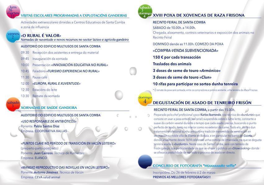 Semana do Leite Santa Comba 2018-Programa 2