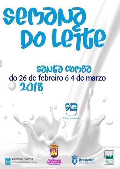Semana do Leite Santa Comba 2018-cartel
