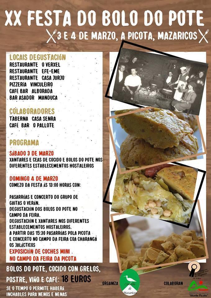 Festa do Bolo do pote de Mazaricos 2018