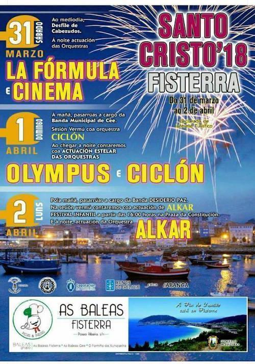 Festas do Santo Cristo Fisterra 2018