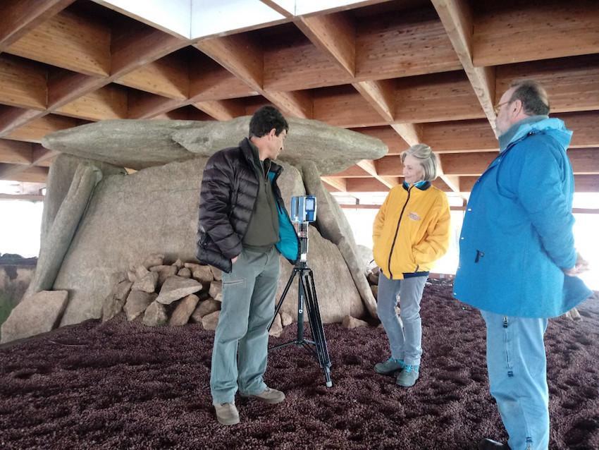 Escaneado laser do Dolmen de Dombate