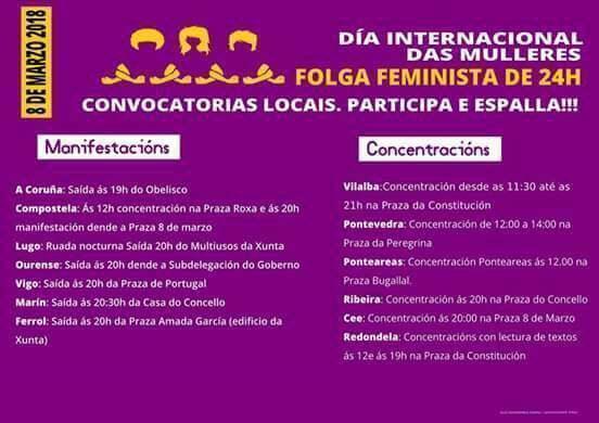 8 de marzo concentracions