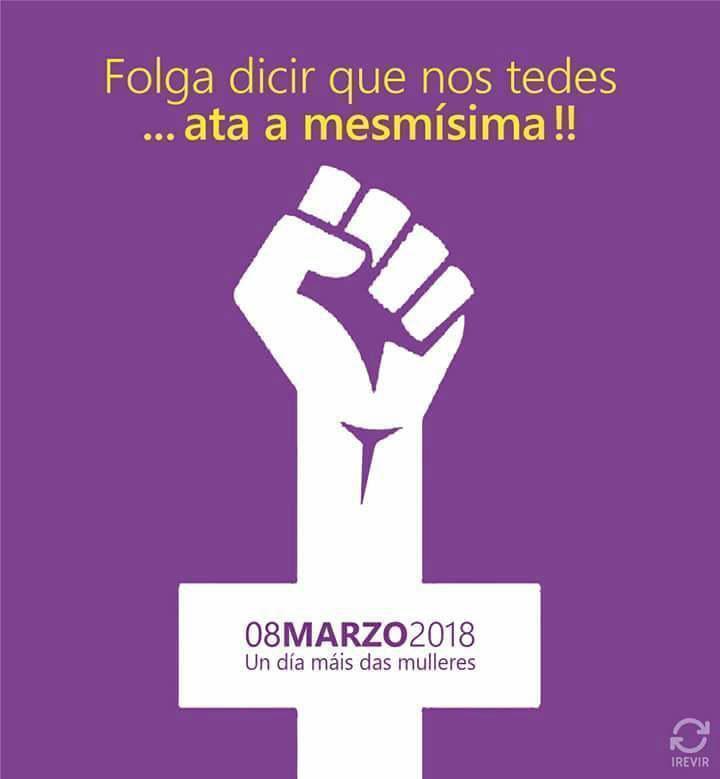 8 de marzo folga feminista