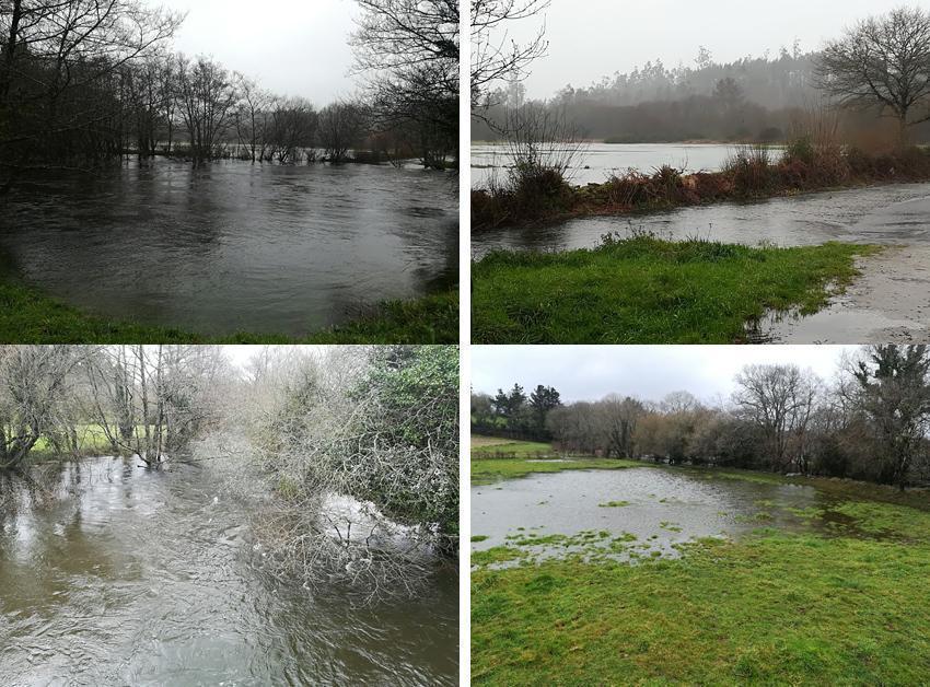 Anegamentos polo temporal Felix en Santa Comba-Foto-Jose Manuel Vazquez