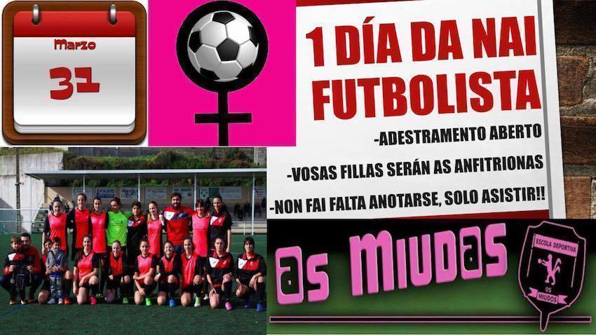 Dia da Naifutbolista nas Miudas