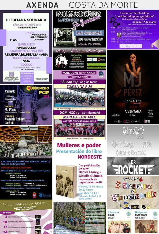 axenda costa da morte 16 marzo 2018