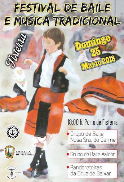 FESTIVAL DE DANZA tradicional en Fisterra