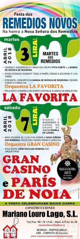 Festas dos Remedios Novos de Lira 2018