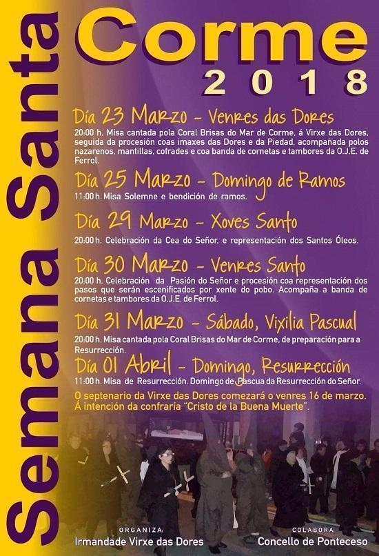 SEMANA SANTA Corme 2018