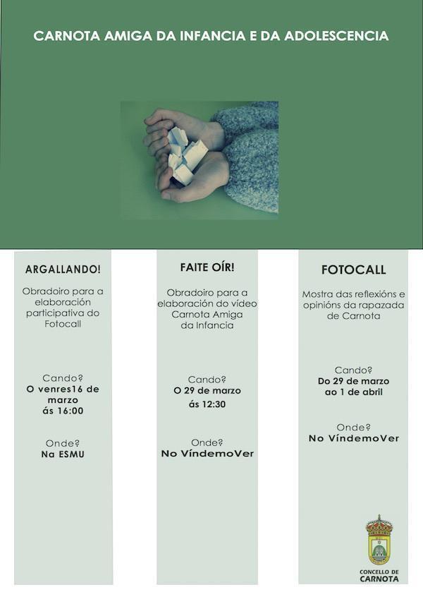 Carnota amiga da Infancia en marzo