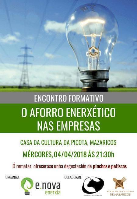 Encontro informativo sobre Aforro Enerxetico nas Empresas en Mazaricos