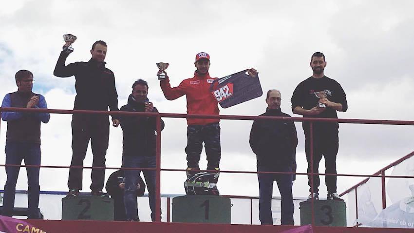 Jose Manuel Conde Lema 3 no podio de Leon
