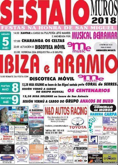 Festas de Sestaio Muros 2018