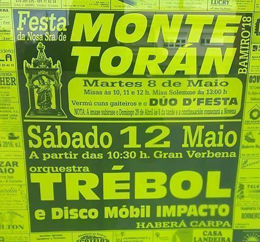 Festas do Monte Toran-Zas 2018